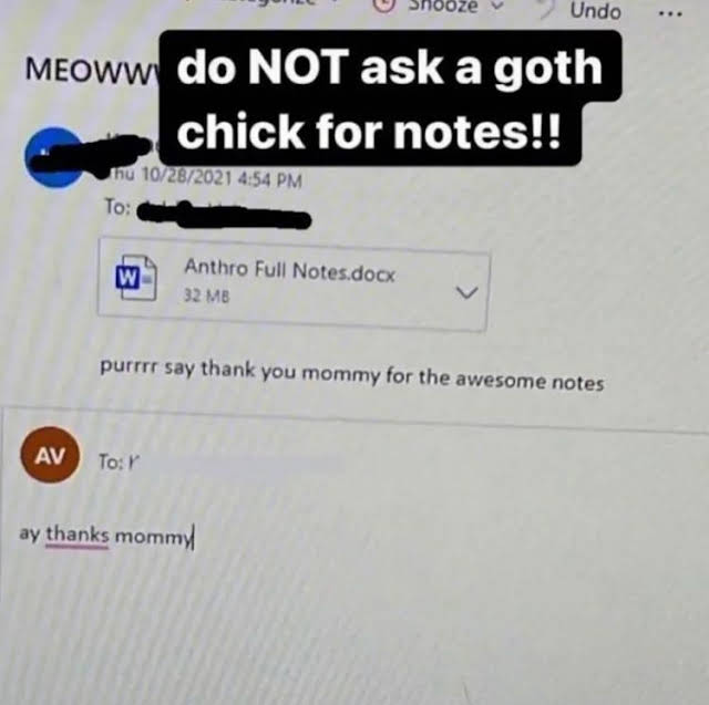 Goth Notes